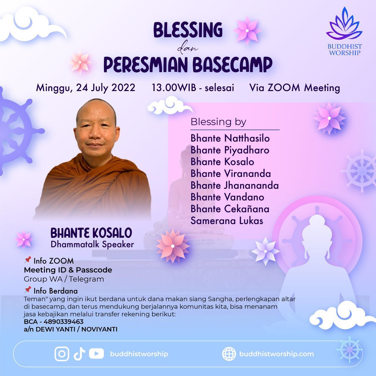 Blessing & Peresmian Basecamp
